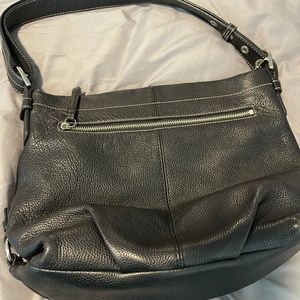 Black coach handbag
